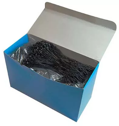 125mm CDC Kézi Címkéző Körszál FEKETE (5.000 szál/#)