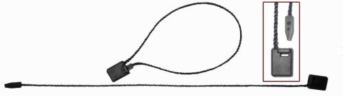 190mm CDC Kézi Fonalkörszál, Címkéző Zsinór FEKETE