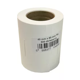 Polccímke 40x83mm Hőpapír Kartoncímke 