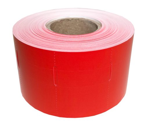 Polccímke 38x55mm Hőpapír Kartoncímke PIROS