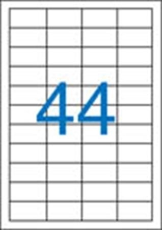Victoria A4 Etikett, univerzális, 48,5x25,4 mm, 4400 etikett/csomag (LCV11366)