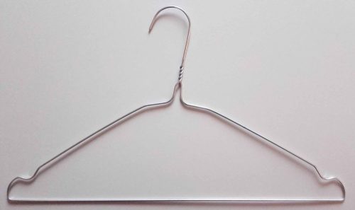 40cm Ezüst Drót Vállfa 