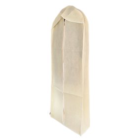 Vanília Menyasszonyi Ruhazsák Fehér Szegéllyel 180x70cm 