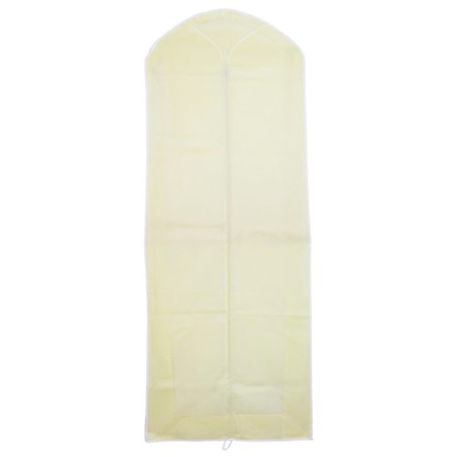 Vanília Menyasszonyi Ruhazsák Fehér Szegéllyel 180x70cm 