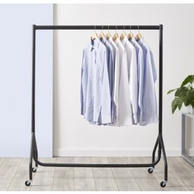 152cm Fekete Ipari Ruhatartó Sztender 