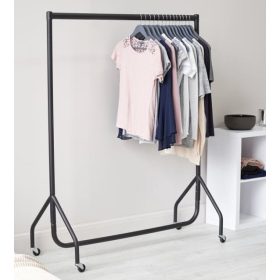 122cm Fekete Ipari Ruhatartó Sztender