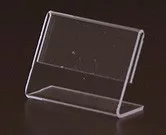 60×40mm Plexi Árcímketartó