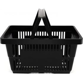 22L Bevásárló Kosár 2 füles FEKETE