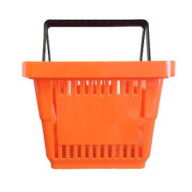 22L Bevásárló Kosár 2 füles NARANCS