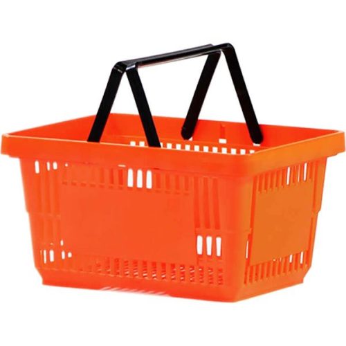 22L Bevásárló Kosár 2 füles NARANCS