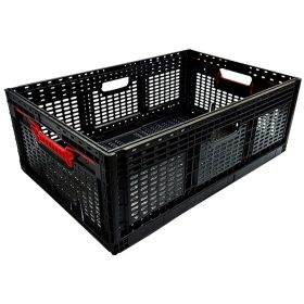 46L Összecsukható Fekete Láda