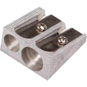 Hegyező, kétlyukú, fém, DONAU