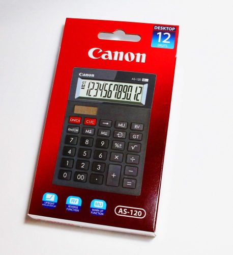 CANON AS 120 környezetbarát asztali számológép