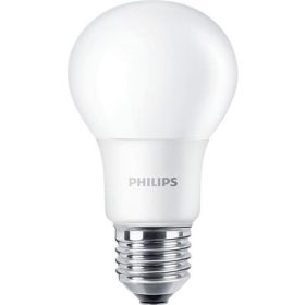   LED izzó, E27, gömb, A60, 5W, 470lm, 3000K, PHILIPS "CorePro"
